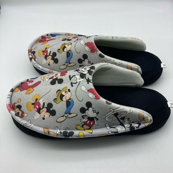 Disney Shoes/ Happy Feet Slippers Size Adult M (8-8,5) Like New - Picture 2 of 9